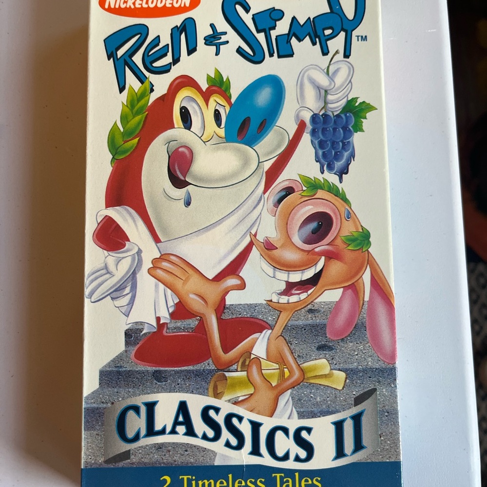 LOT of 3 Vtg Rare Ren & Stimpy Shows Nickelodeon VHS The Classics HTF TESTED - Picture 8 of 9
